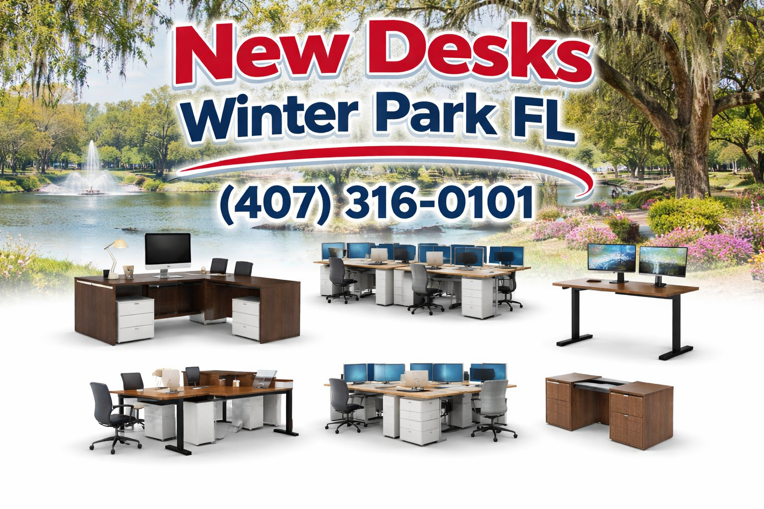 New Desks in Winter Park